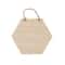 24 Pack: Wooden Hexagon 6" x 5" Shadow Box by Make Market®